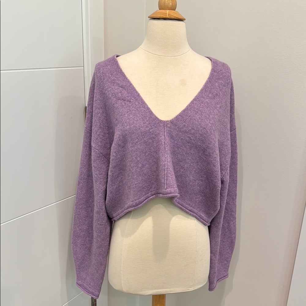 BDG cozy knit cropped sweater (size Medium)